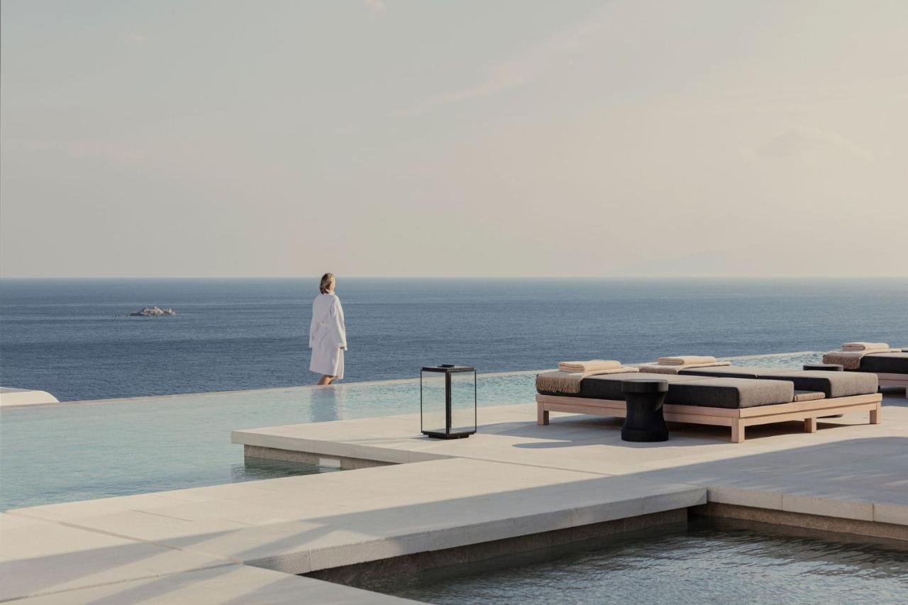 Kalesma Mykonos Hotel Ornos  Bagian luar foto