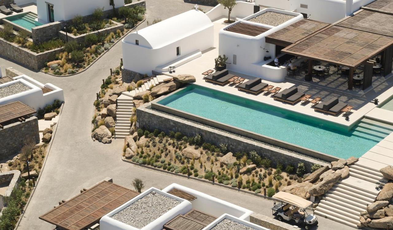 Kalesma Mykonos Hotel Ornos  Bagian luar foto