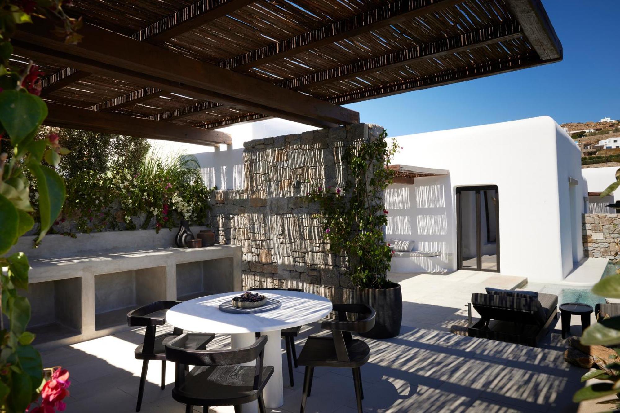 Kalesma Mykonos Hotel Ornos  Bagian luar foto