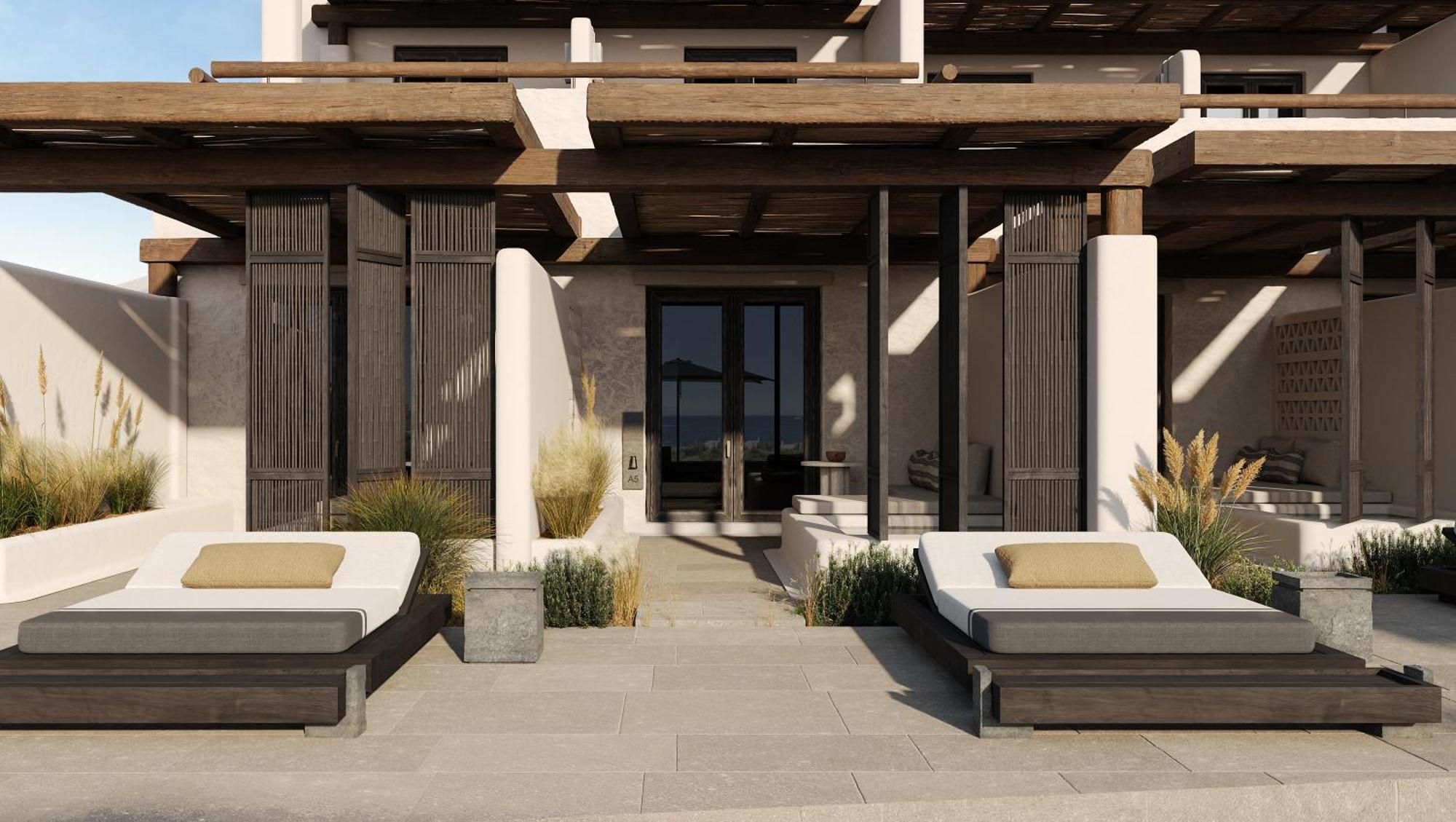 Kalesma Mykonos Hotel Ornos  Ruang foto